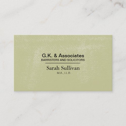 Law Business Card - Simple Texture Lawyer Attorney
