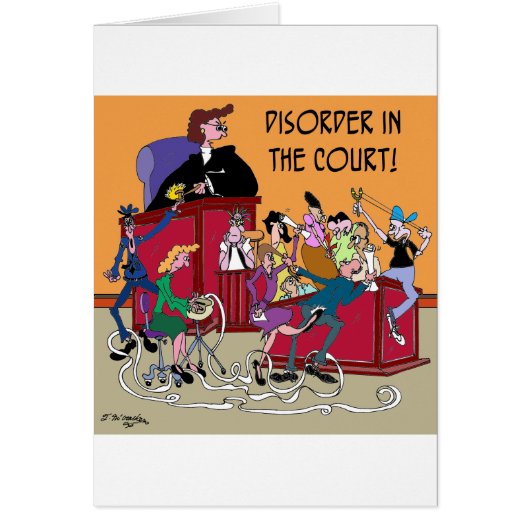 Law Cartoon 6553 Cards (Front)