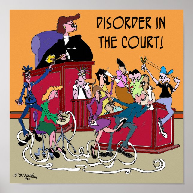 Law Cartoon 6553 Poster (Front)