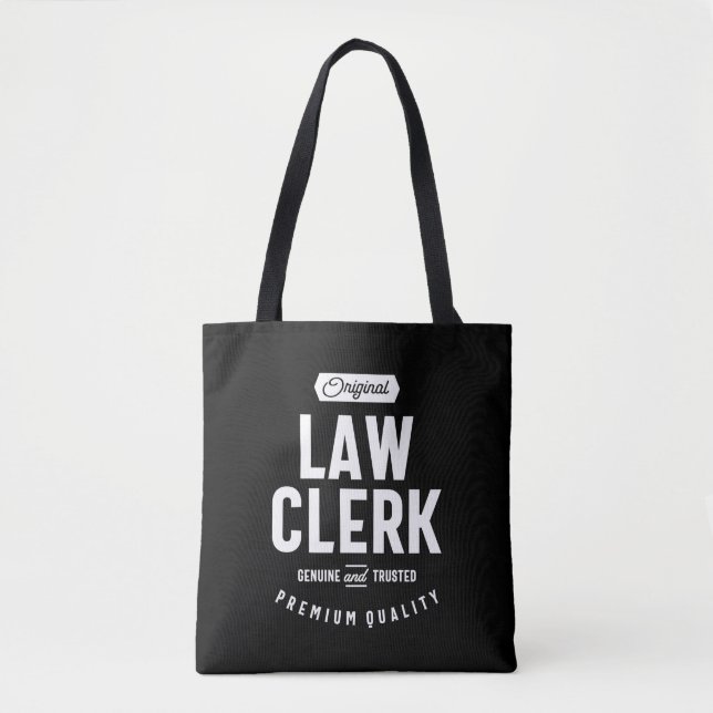 Law Clerk Job Title Gift Tote Bag (Front)