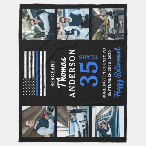 Law Enforcement 6 Picture Police Retirement