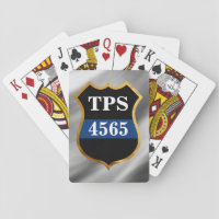 Law Enforcement Badge -  Playing Cards