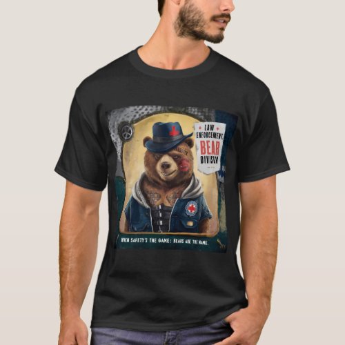 Law enforcement bear cherif division bear ultimate T_Shirt