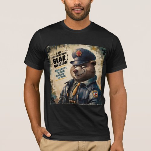 Law enforcement bear division Bear ultimate Wigan T_Shirt