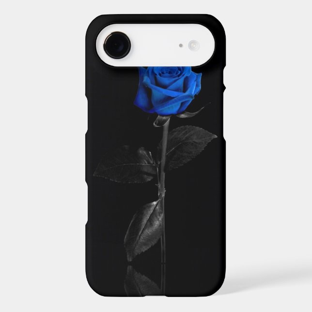 Law Enforcement Blue Rose Case-Mate iPhone Case (Back)
