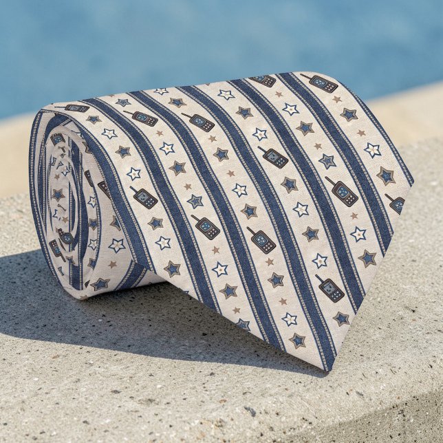 Law Enforcement Career Pattern Necktie Tie (Creator Uploaded)