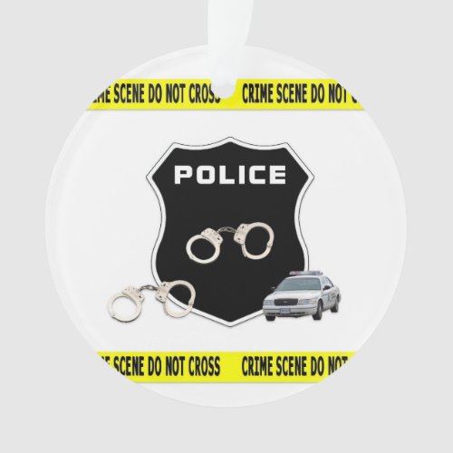 Law Enforcement Crime Scene   Ornament