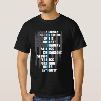 Law Enforcement Flag Police Appreciation T-Shirt