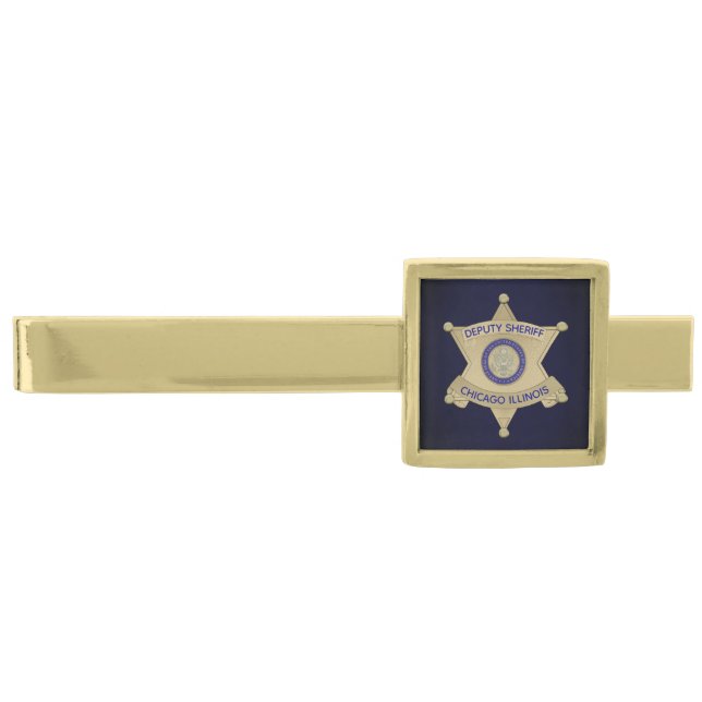 Law Enforcement Gold Finish Tie Bar (Front)