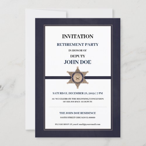 Law Enforcement Invitation