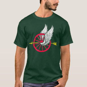 Law Enforcement Motorcycle Unit Wing Wheel Arrow T-Shirt