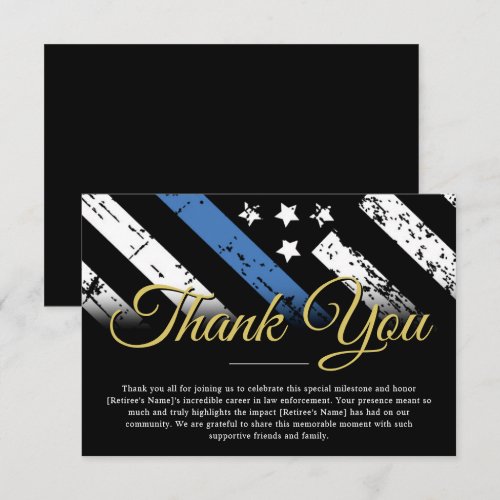 Law Enforcement Officer Police Retirement Party