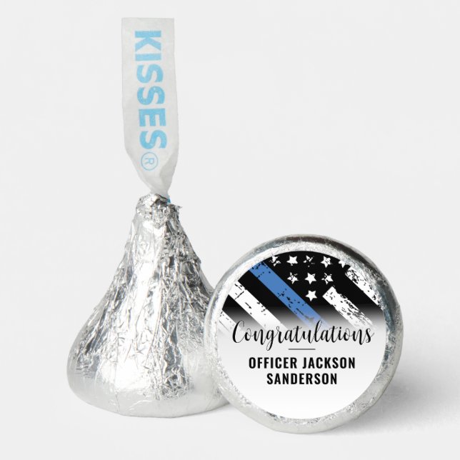 Law Enforcement Police Department Retirement Party Hershey®'s Kisses® (Front)