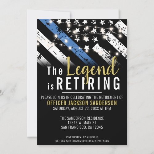 Law Enforcement Police Department Retirement Party