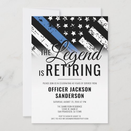 Law Enforcement Police Department Retirement Party