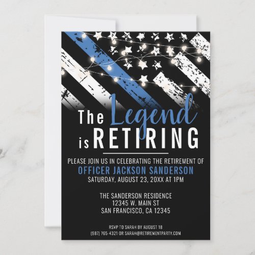 Law Enforcement Police Department Retirement Party