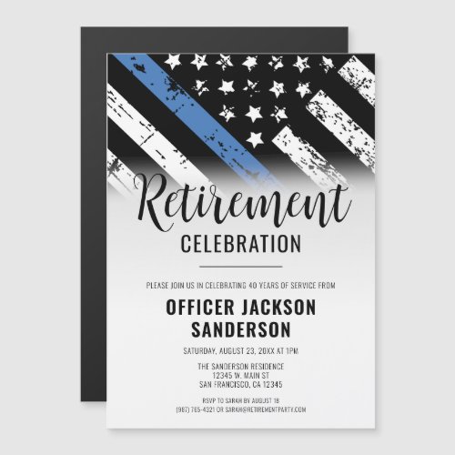Law Enforcement Police Department Retirement Party