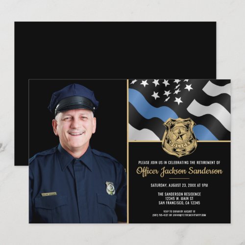 Law Enforcement Police Department Retirement Photo