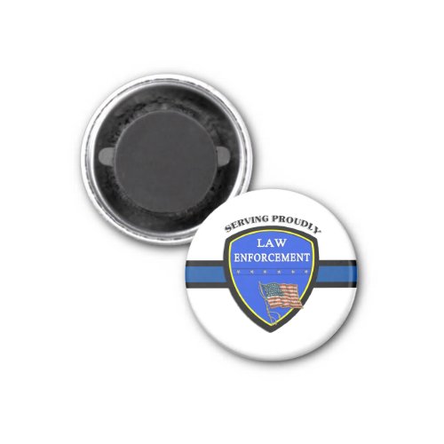 Law Enforcement Police    Magnet