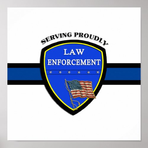 Law Enforcement Police    Poster