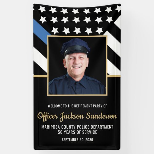 Law Enforcement Police Retirement Party Welcome