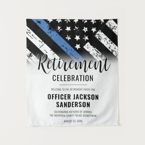 Law Enforcement Police Retirement Party Welcome