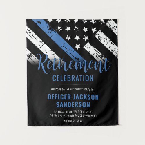 Law Enforcement Police Retirement Party Welcome