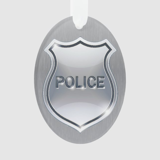 Law Enforcement - Police - SRF Ornament (Front)