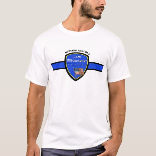 Law Enforcement Police   T_Shirt