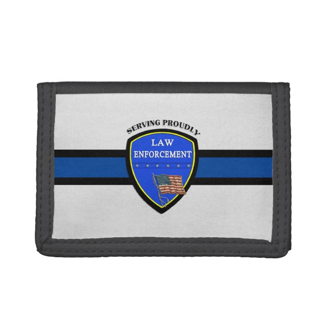 Law Enforcement Police     Trifold Wallet (Front)