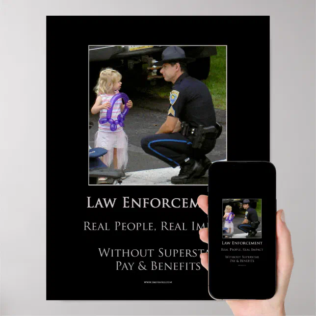 Law Enforcement Poster | Zazzle