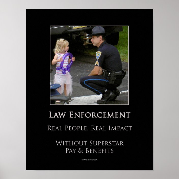 Law Enforcement Poster | Zazzle.com