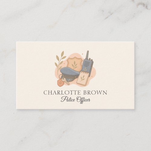 Law Enforcement Public Safety Business Card