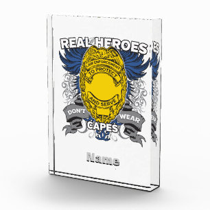 Law Enforcement Real Heroes Acrylic Award