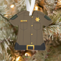 Law Enforcement Uniform Brown Profession