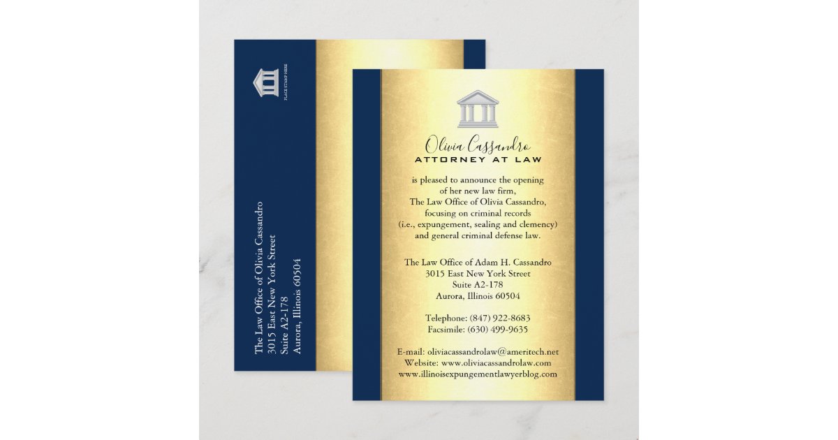 Law Firm Announcement Cards Merlot Red Zazzle