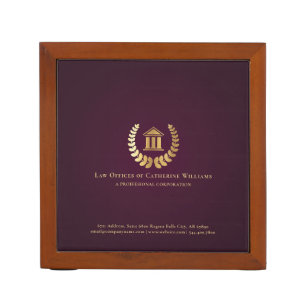 Law Firm Attorney Business Desk Organizer