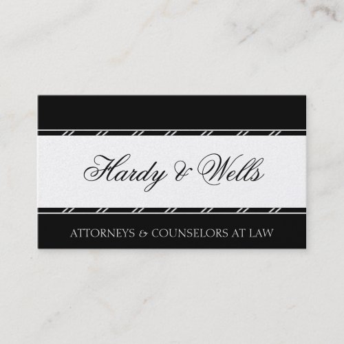 Law Firm Attorney Lawyer Legal Counselor Platinum Business Card Templates
