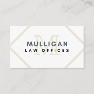 Law firm business card