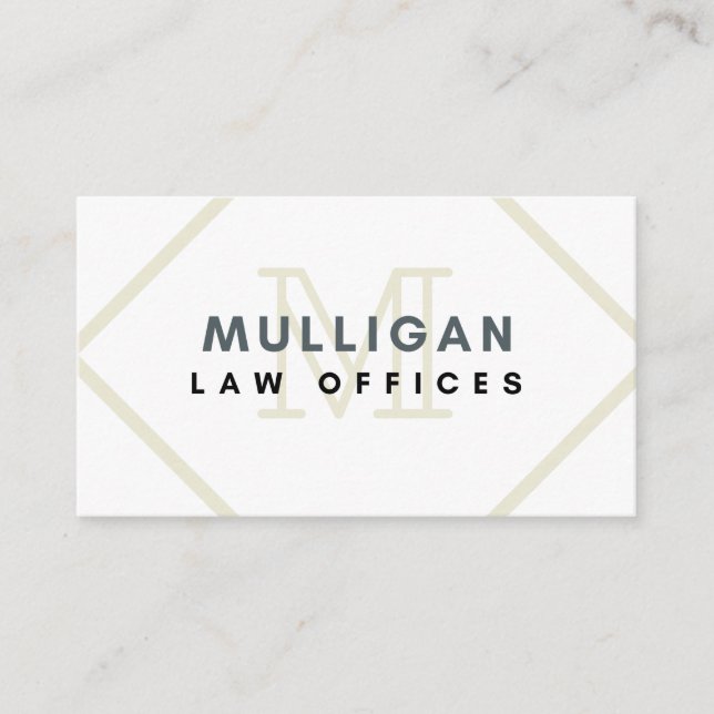 Law firm business card (Front)