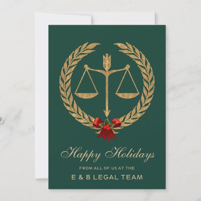 Law firm Holiday Card (Front)