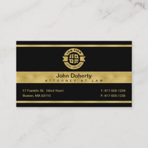 Law Firm   Legal Services Business Card