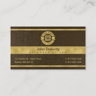 Law Firm   Legal Services Business Card