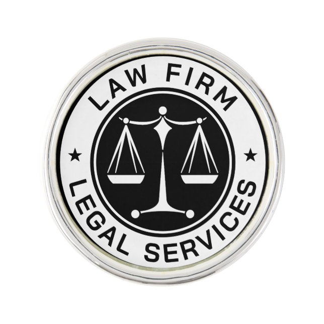 Law Firm | Legal Services Lapel Pin (Front)