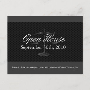 Law Firm Open House Invitation