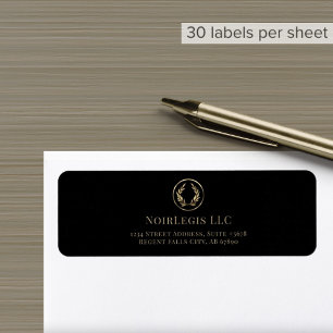 Law Firm Return Address Labels with Laurel Logo