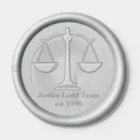 Law Firm Wax Seal Sticker