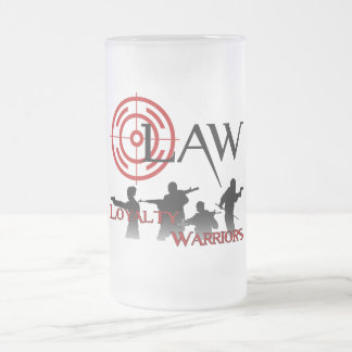 LAW Frosted Beer glass Frosted Glass Beer Mug