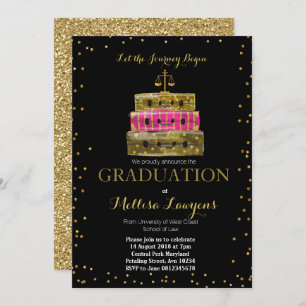 Law Graduation Party Invitations
