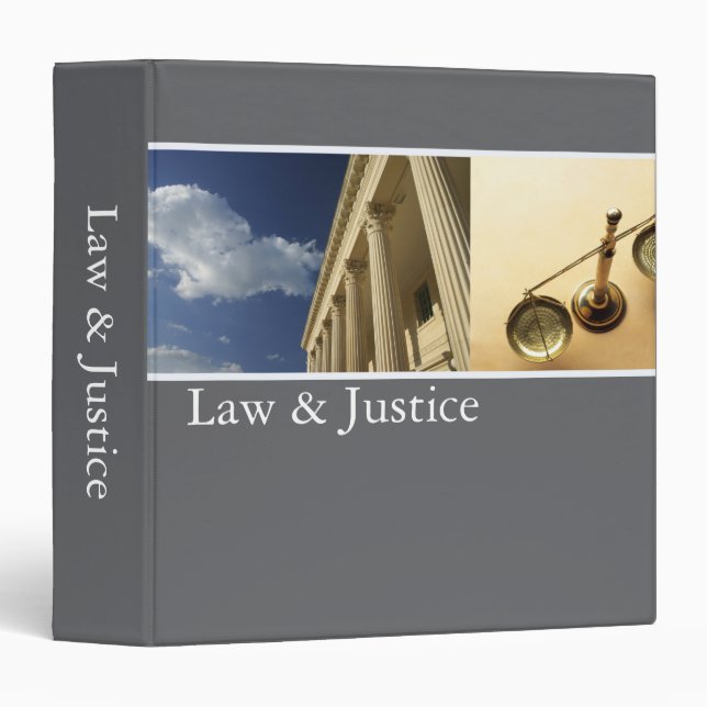 Law & Justice Binder (Front/Spine)